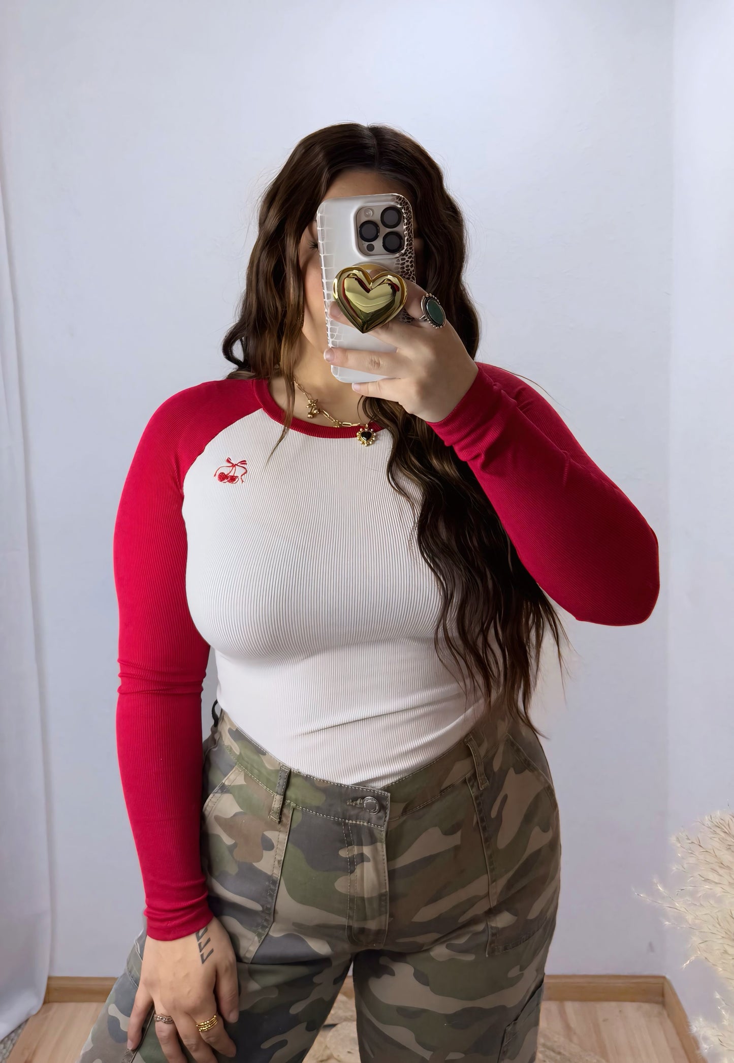 Cherry Picking Ribbed Top