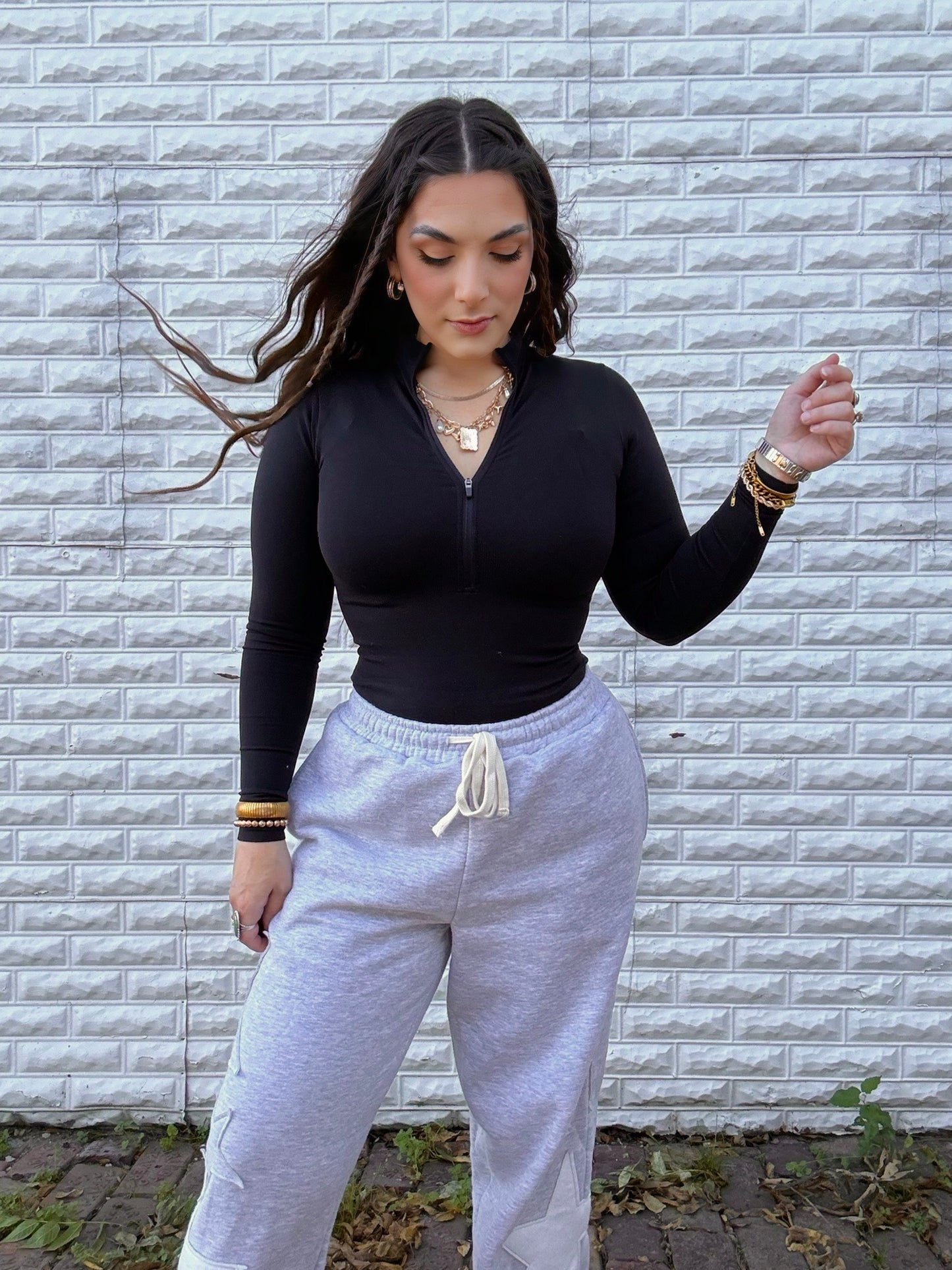 Bad Babe Zipper Bodysuit - Tummy Control