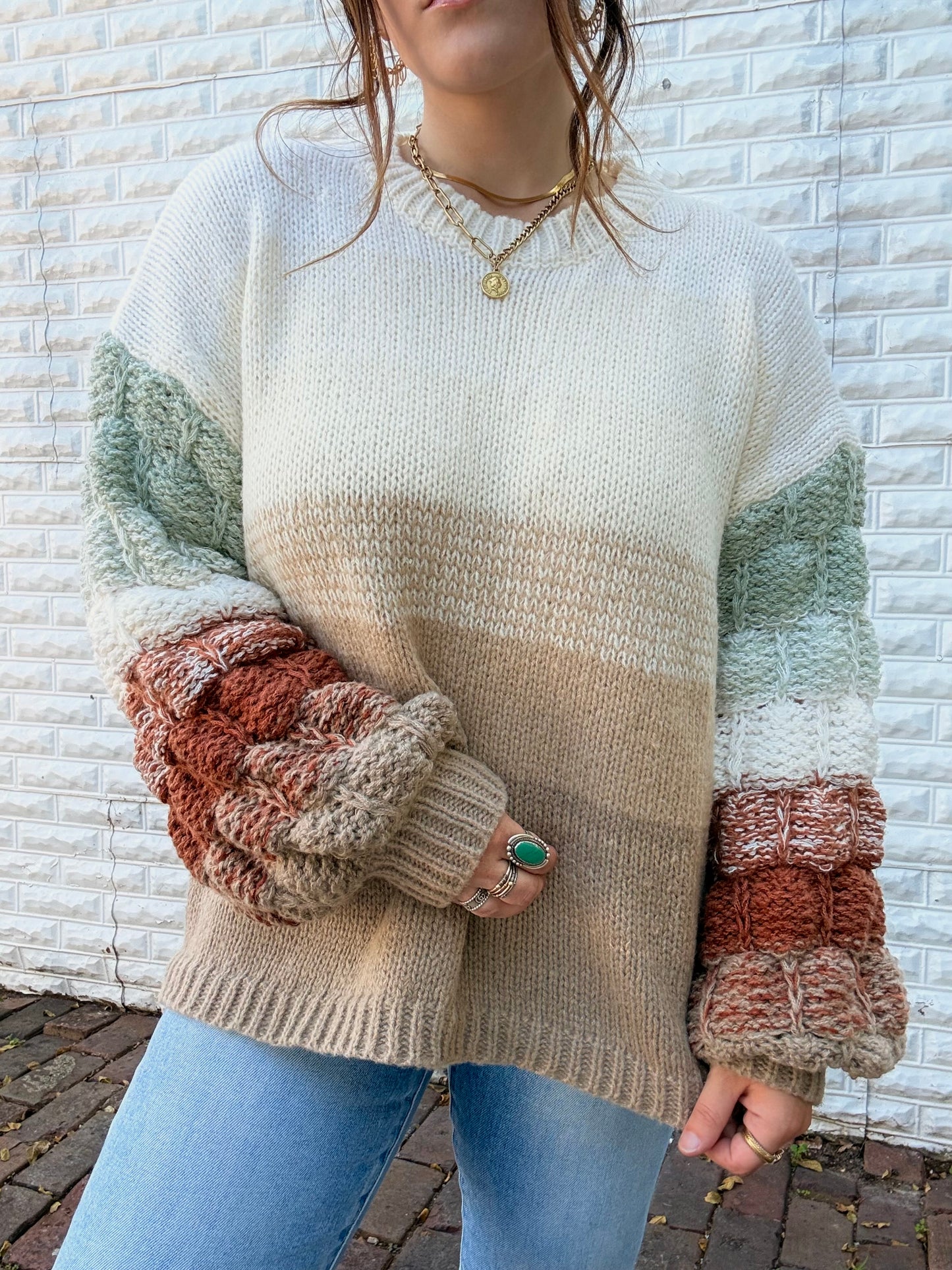 Coffee Shop Knit Sweater | S-3X