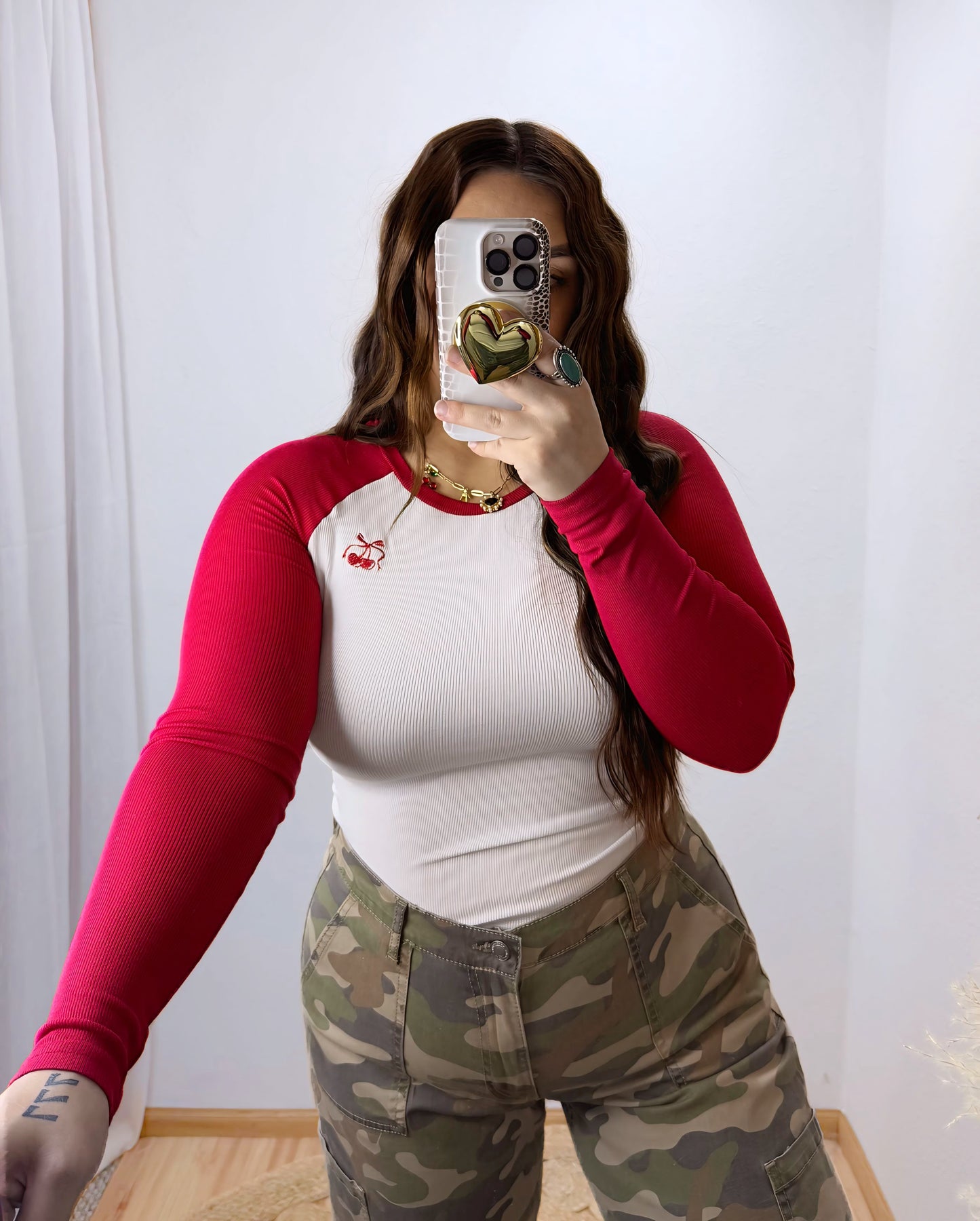 Cherry Picking Ribbed Top