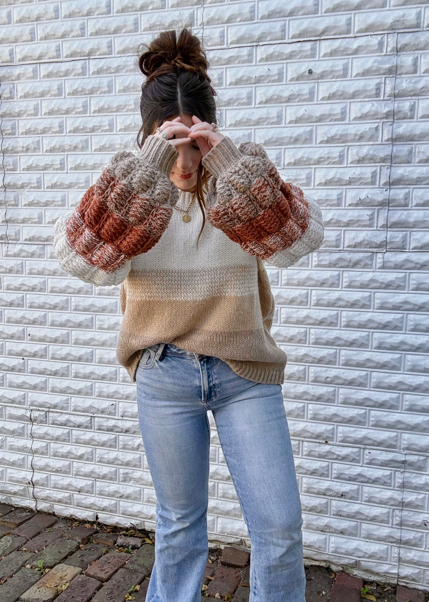 Coffee Shop Knit Sweater | S-3X