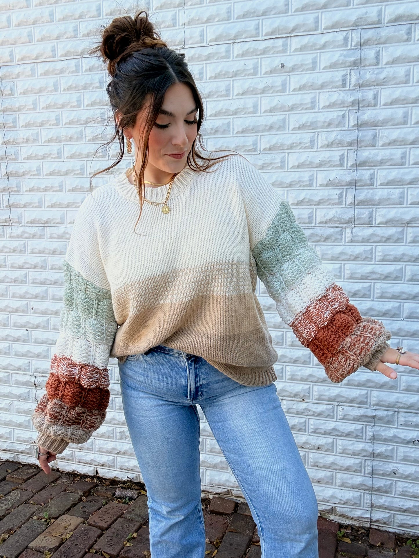 Coffee Shop Knit Sweater | S-3X
