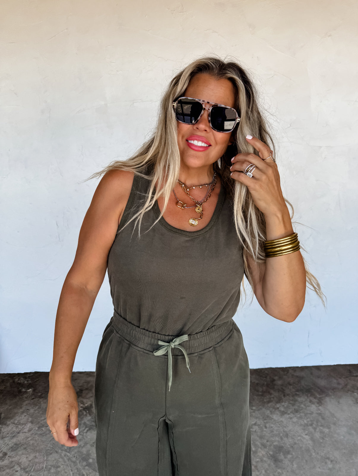 Jet Set Terry Romper