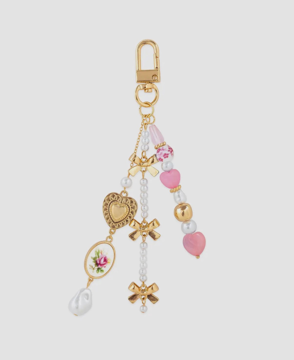 Girlie Pearl Bag Charm