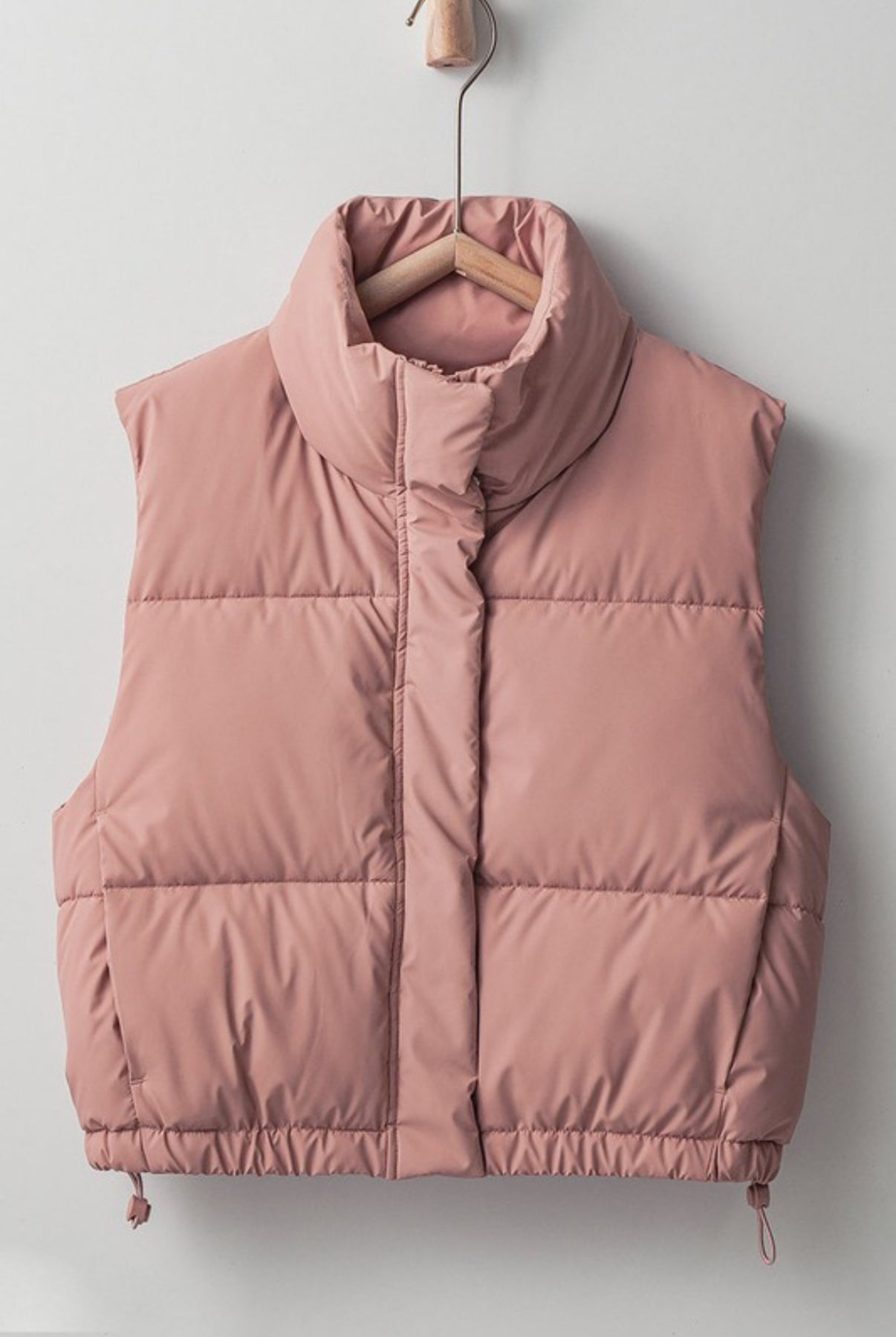 Cropped Puffer Vests