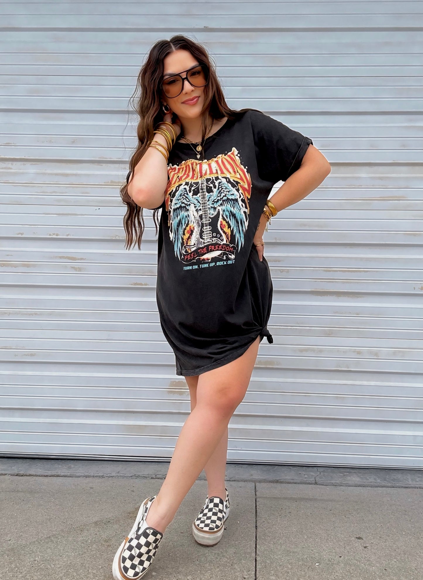 Rebellion Graphic TShirt Dress