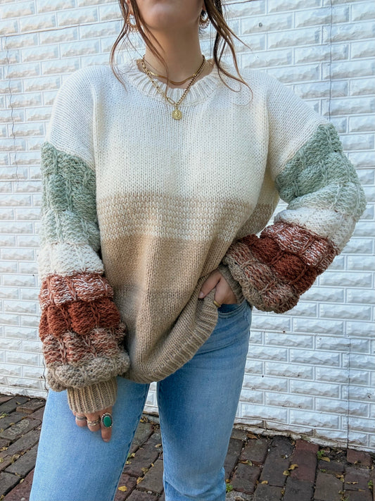 Coffee Shop Knit Sweater | S-3X