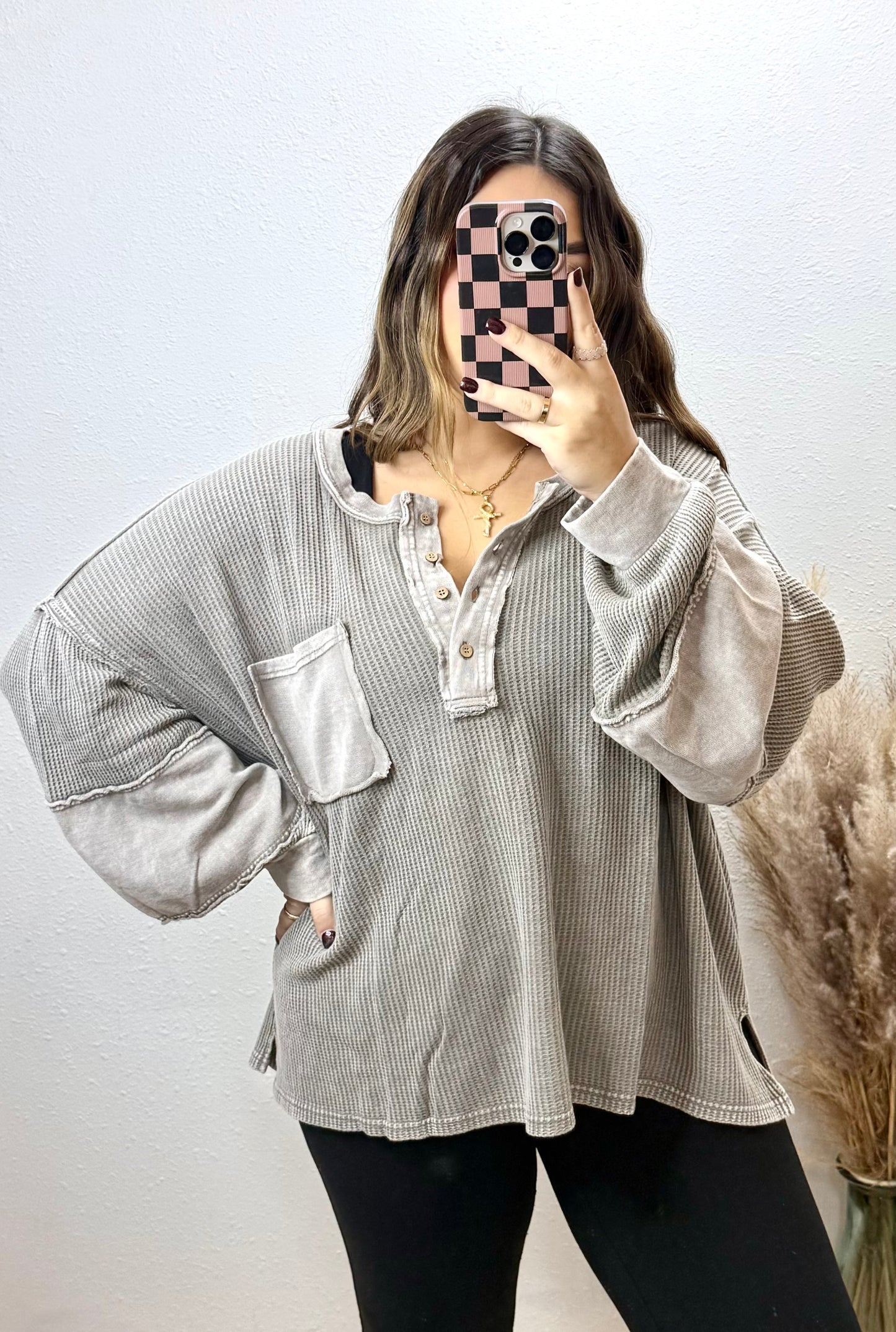 Cuddle Up - Ash Henley Top