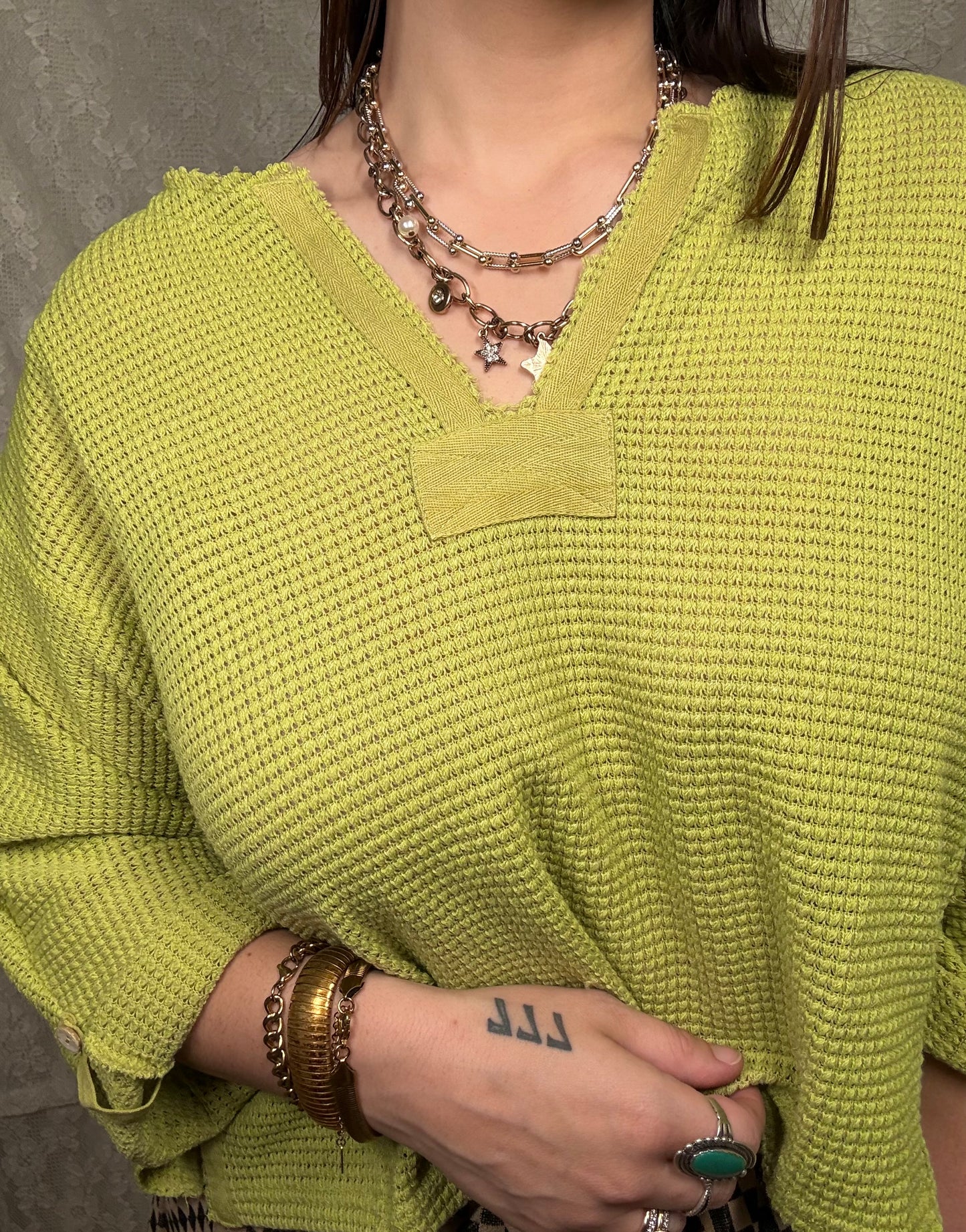 Kiwi Soft Waffleknit Top