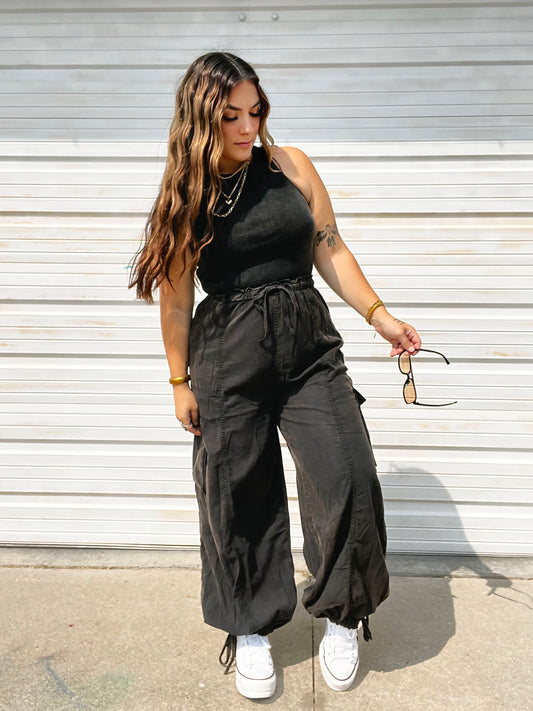 Cooler Than You Cargo Jumpsuit