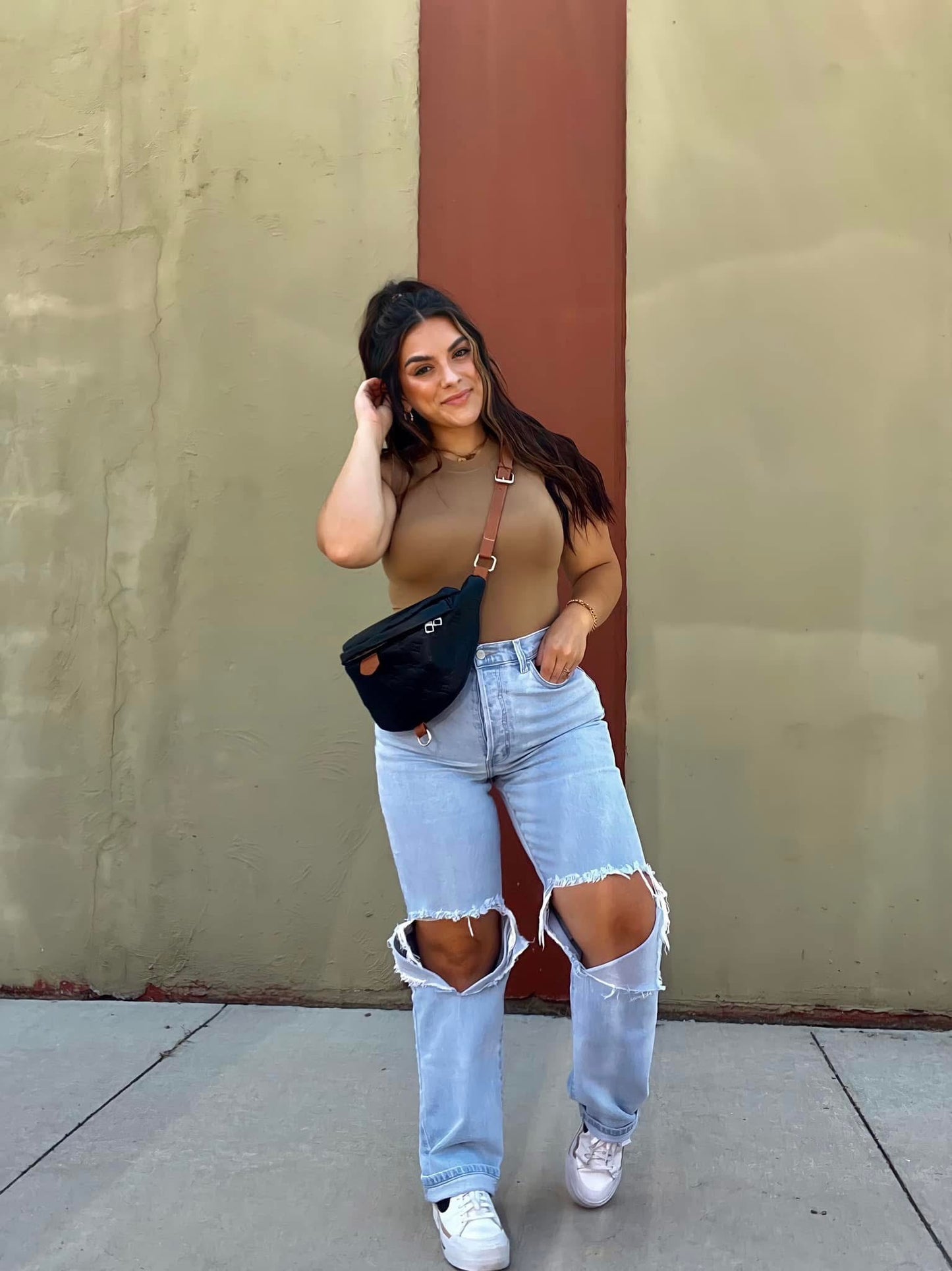 Cello Distressed Straight Leg Jeans - 9