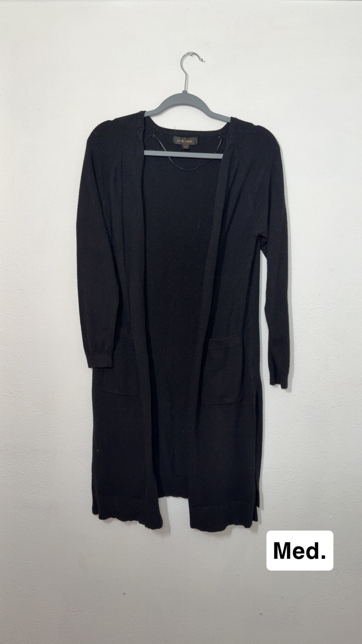 Black Cardigan - Medium