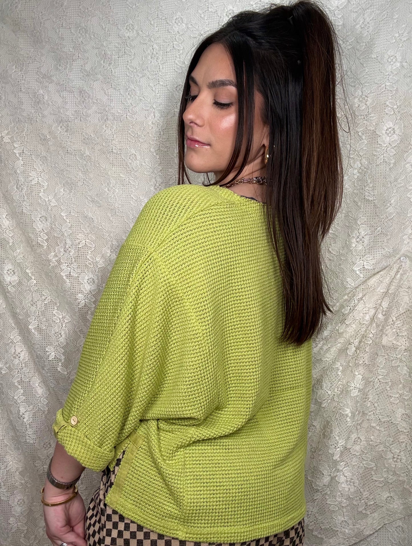 Kiwi Soft Waffleknit Top