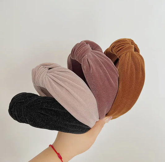 Leslie Wide Knot Headbands