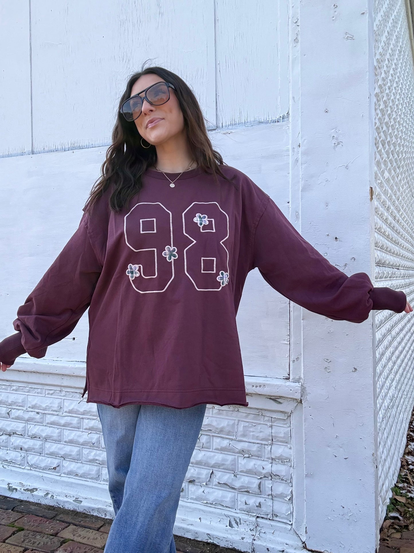 98 Jersey Plum Pullover