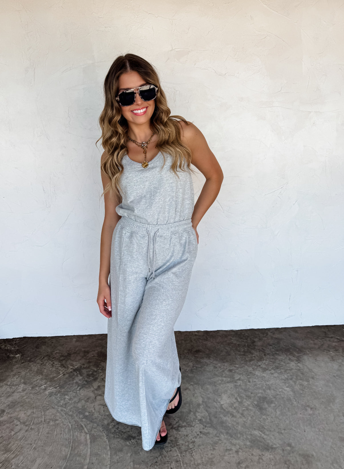 Jet Set Terry Romper