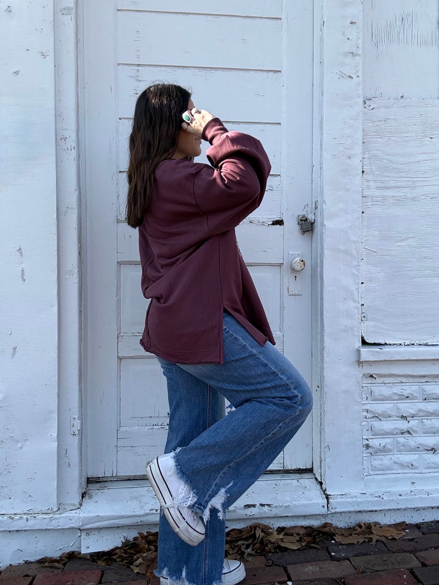 98 Jersey Plum Pullover