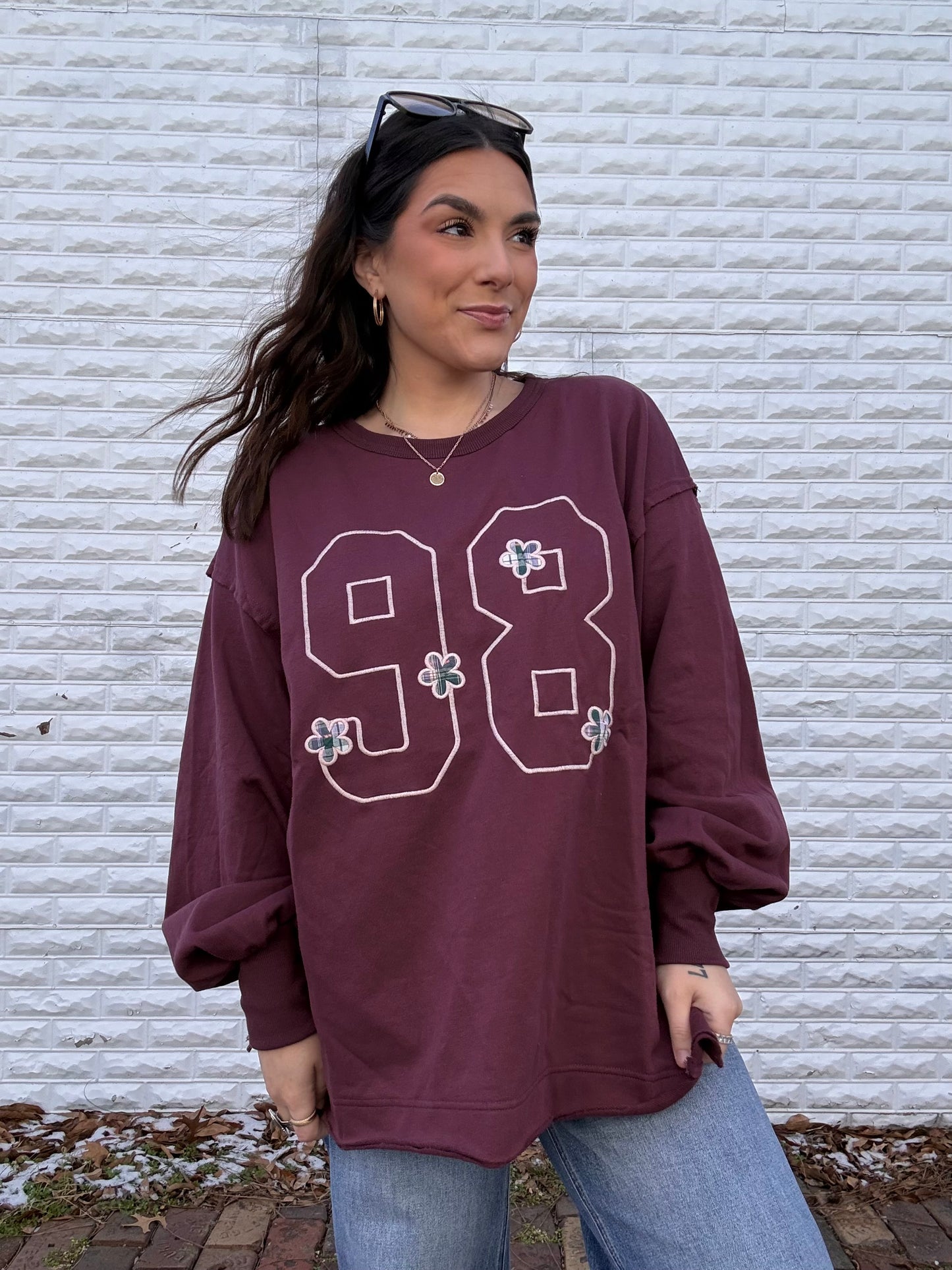 98 Jersey Plum Pullover