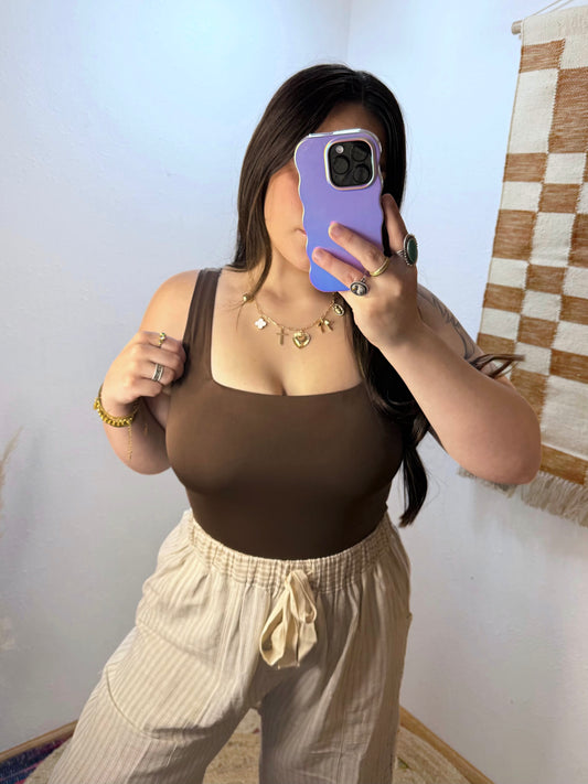 Shine On Square Neck Bodysuit