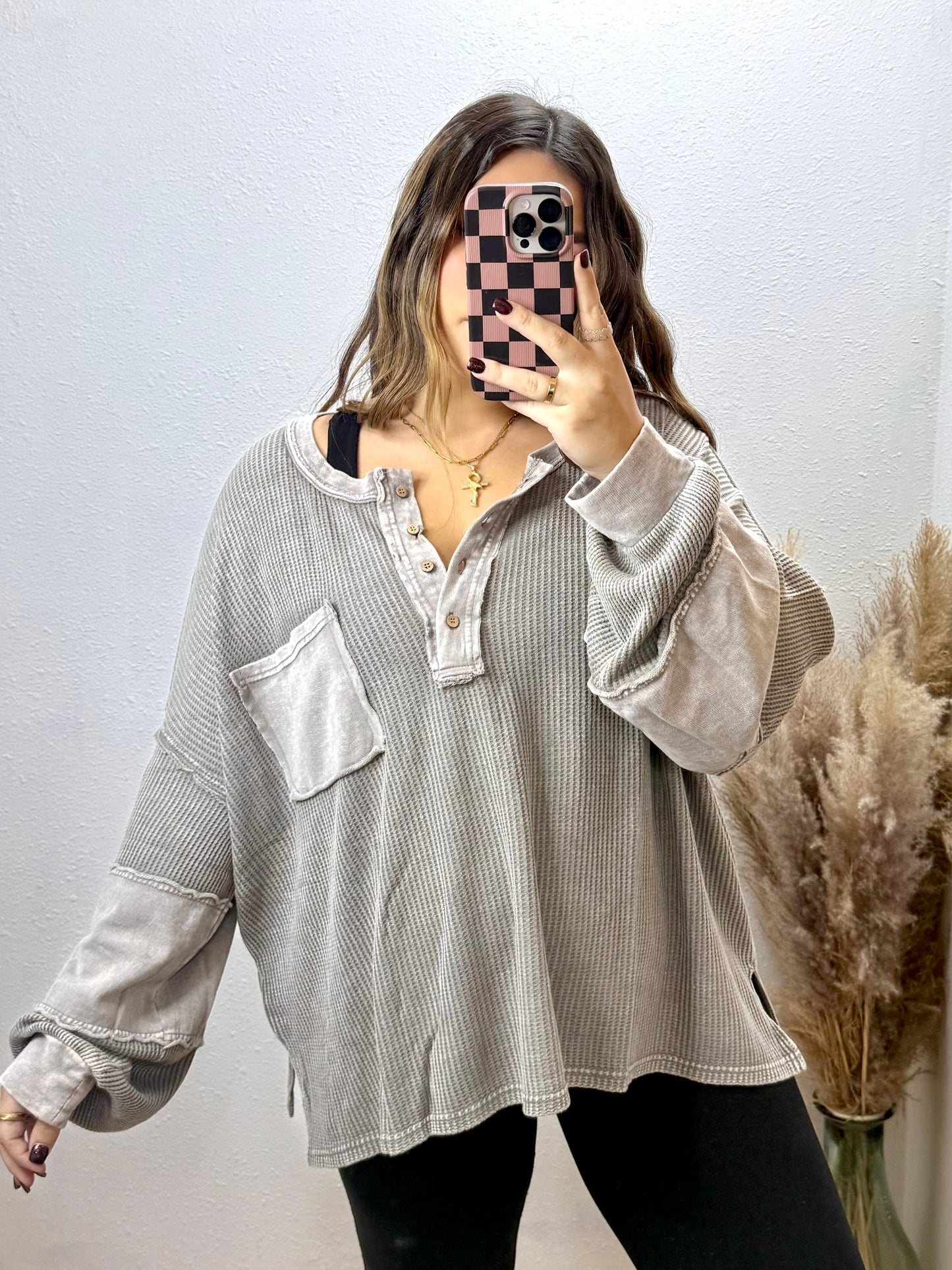 Cuddle Up - Ash Henley Top