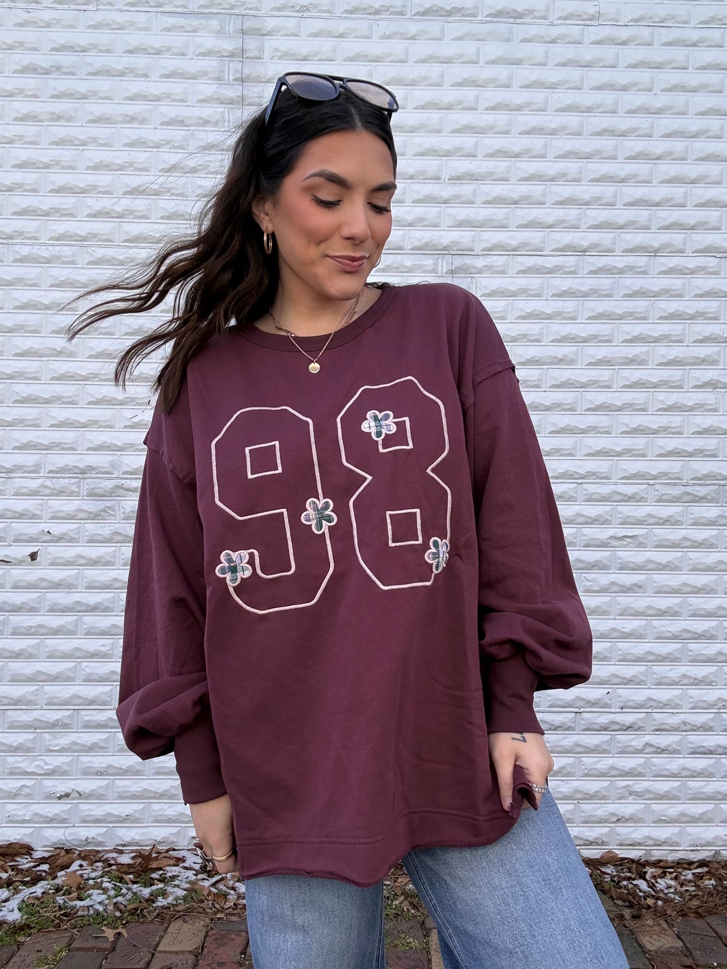 98 Jersey Plum Pullover