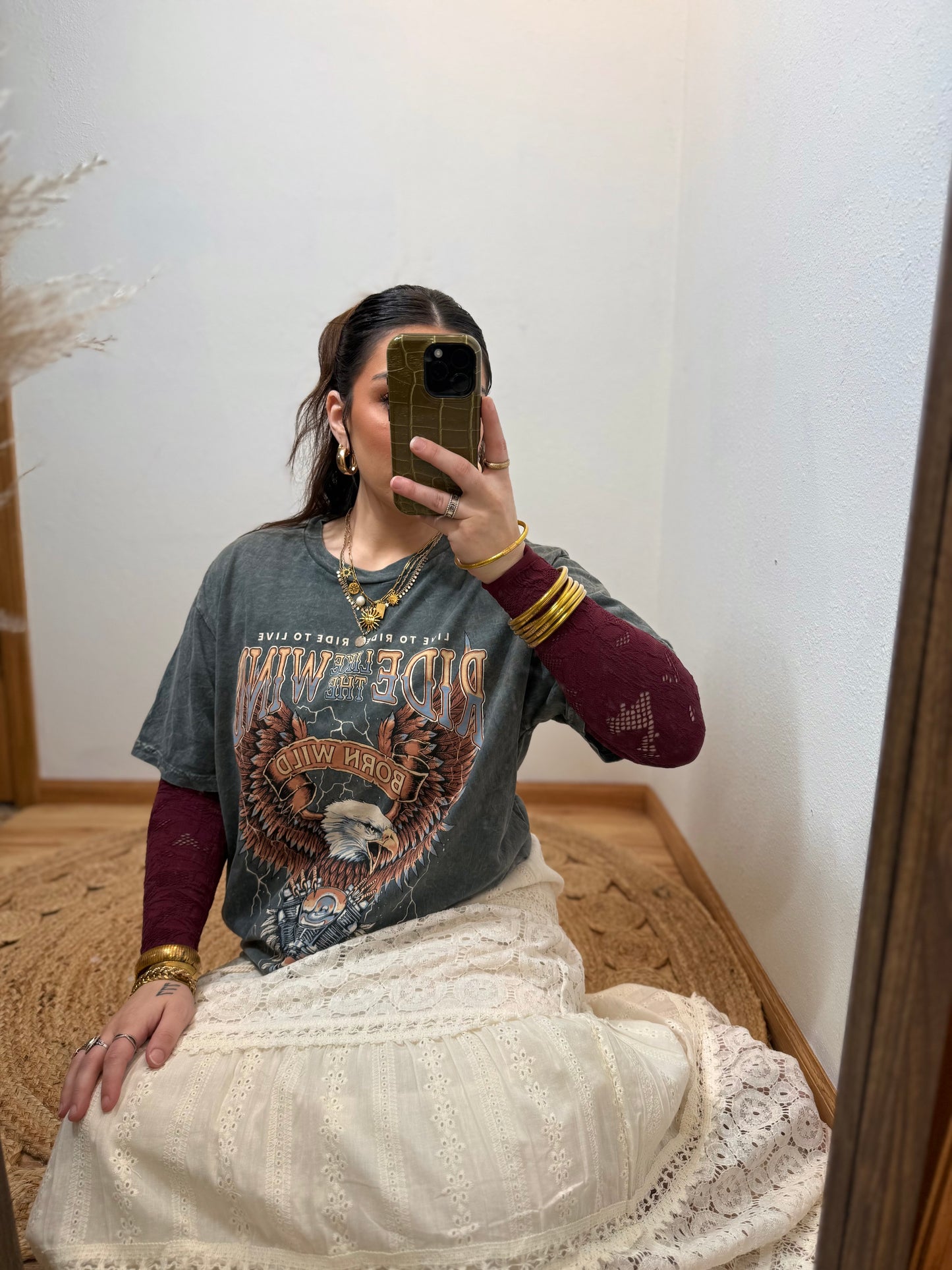 Born Wild Eagle Graphic Tee | S-3X