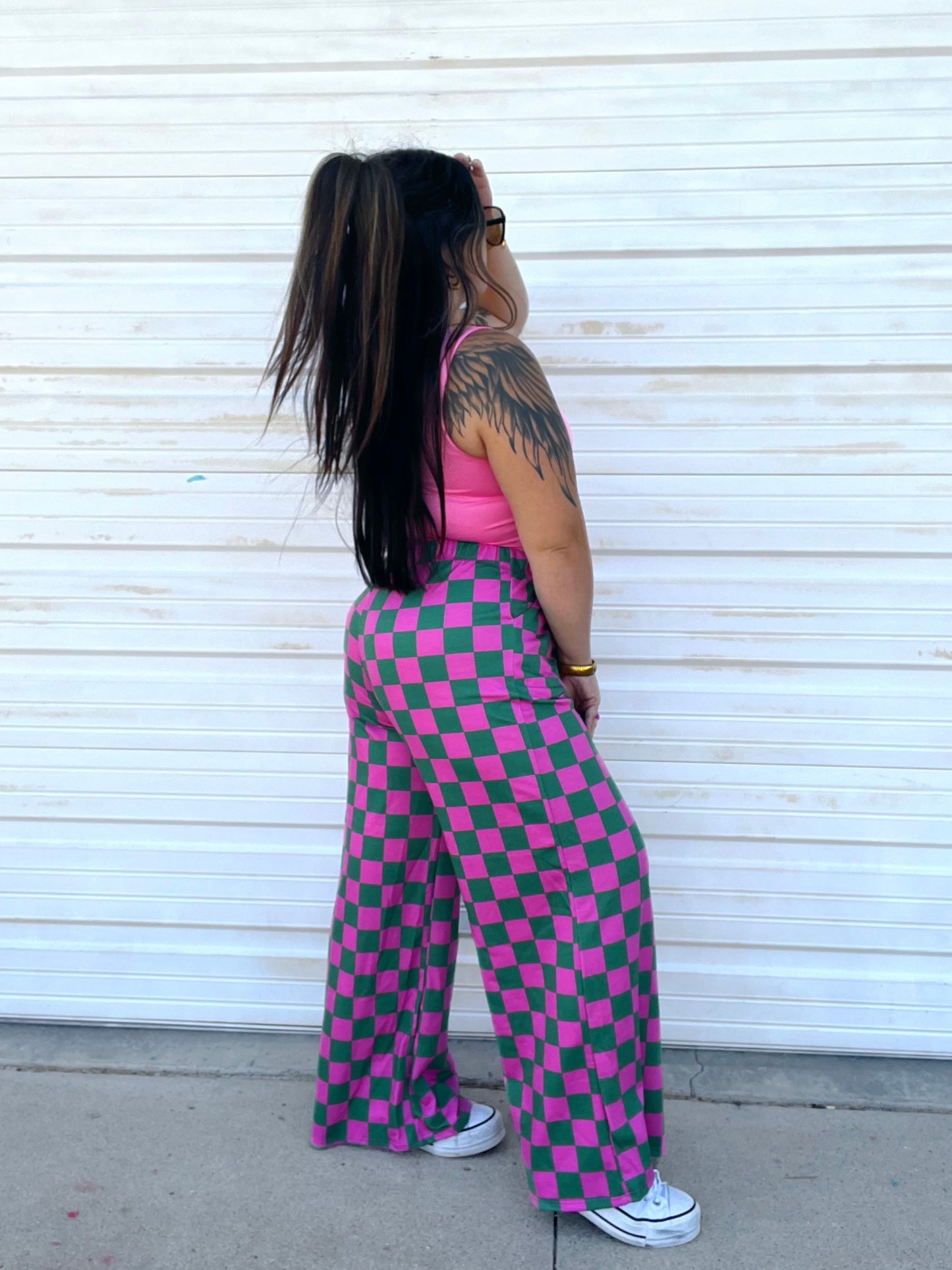 Just A Girl Checkered Pants