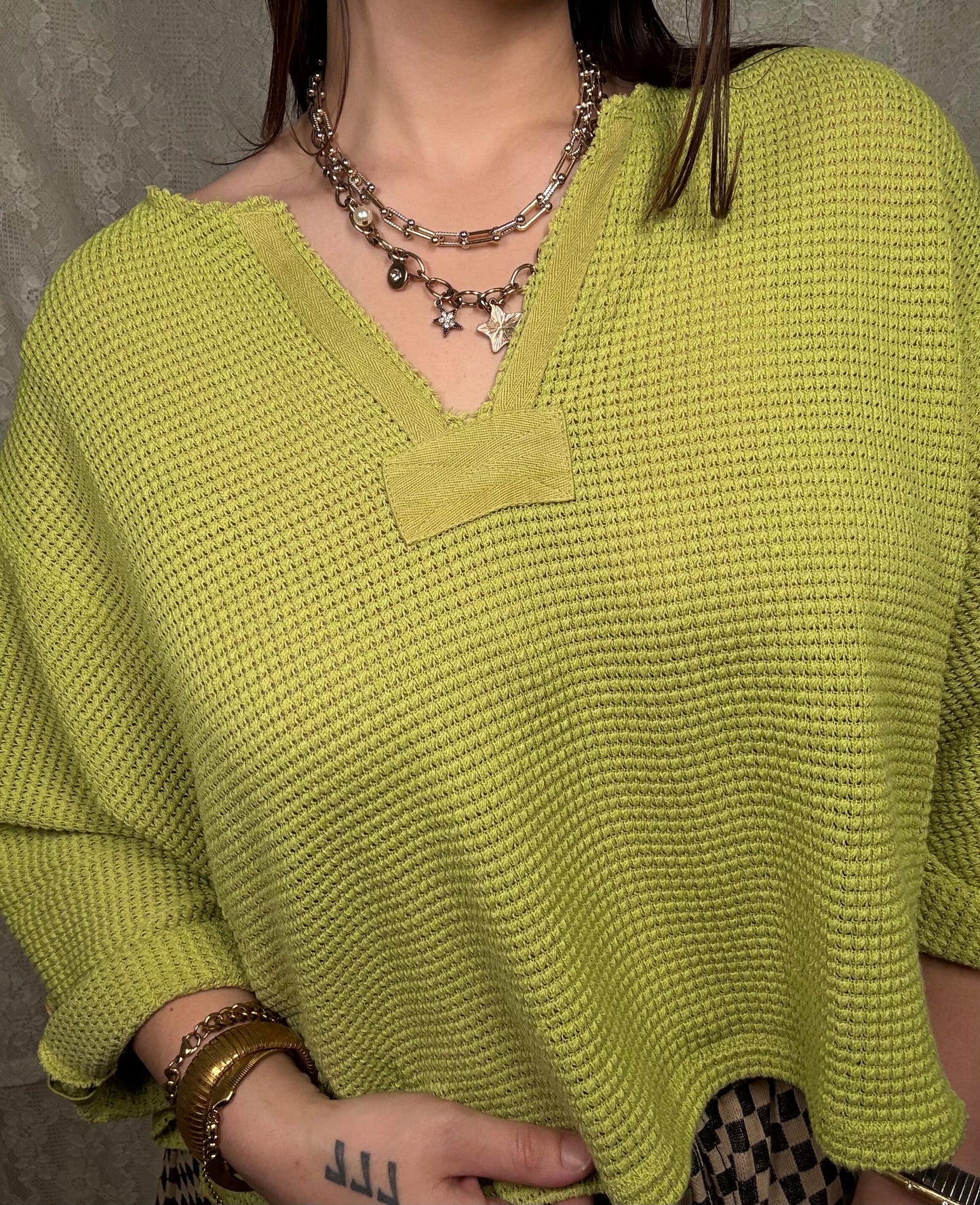 Kiwi Soft Waffleknit Top