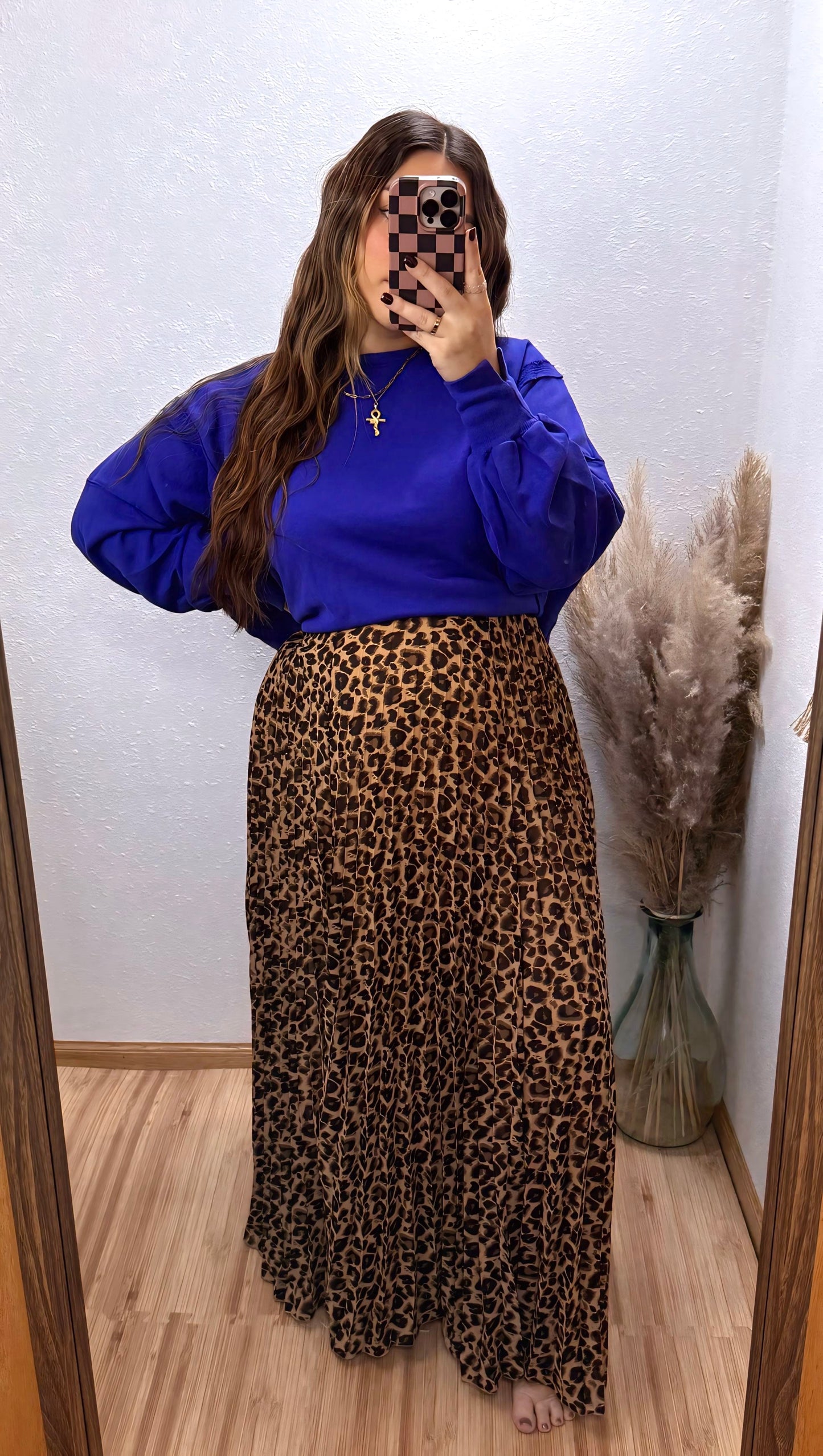 Wild Thing Pleated Maxi Skirt