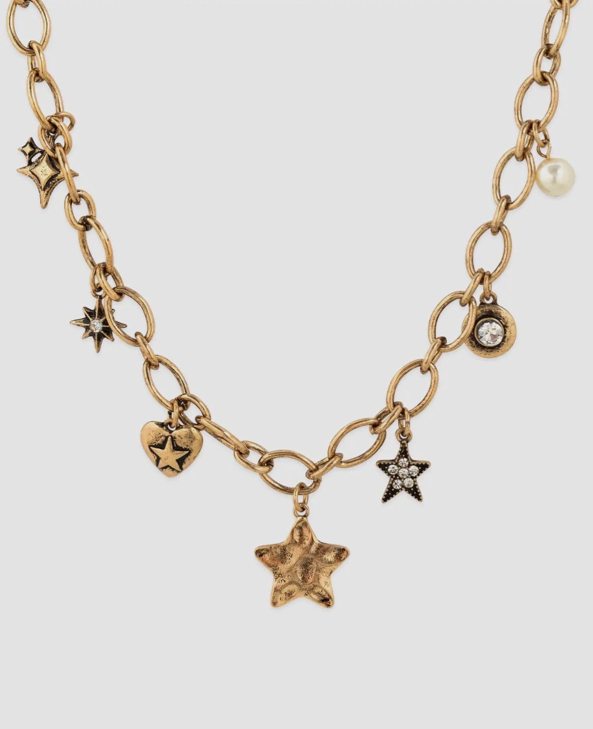 Vintage Star Charm Necklace