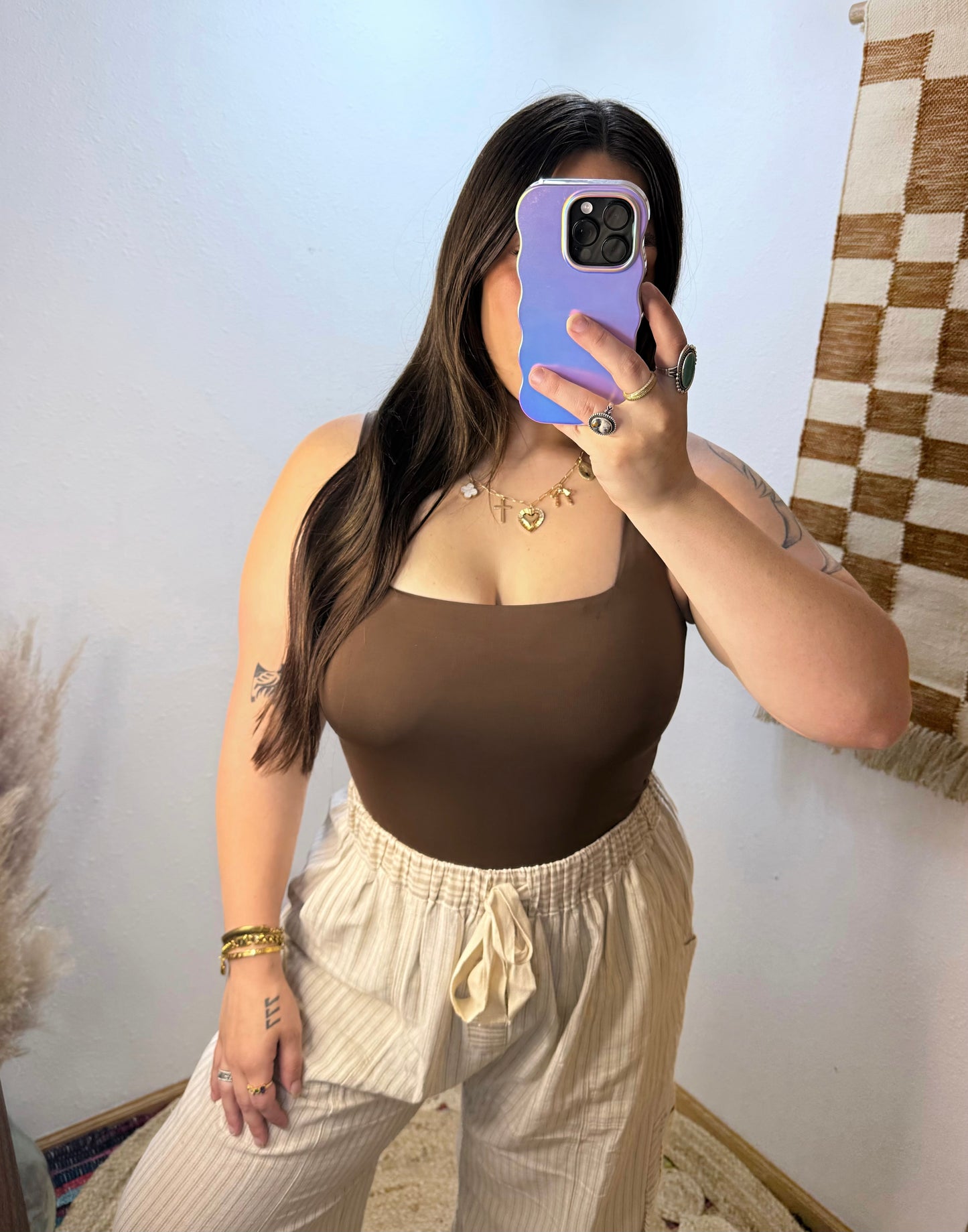 Shine On Square Neck Bodysuit