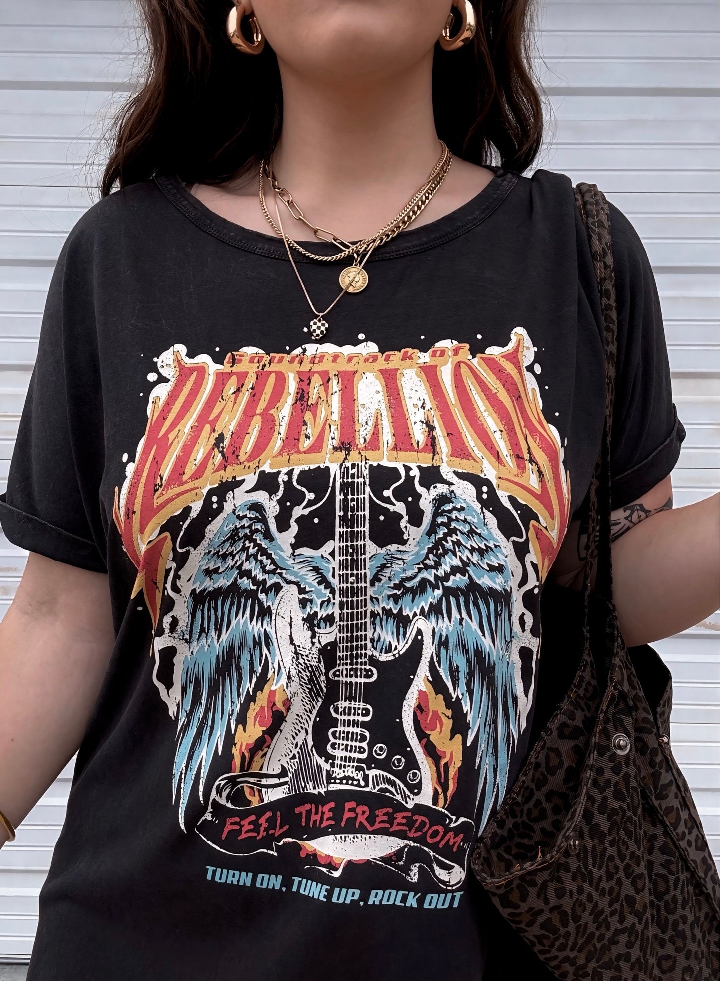 Rebellion Graphic TShirt Dress