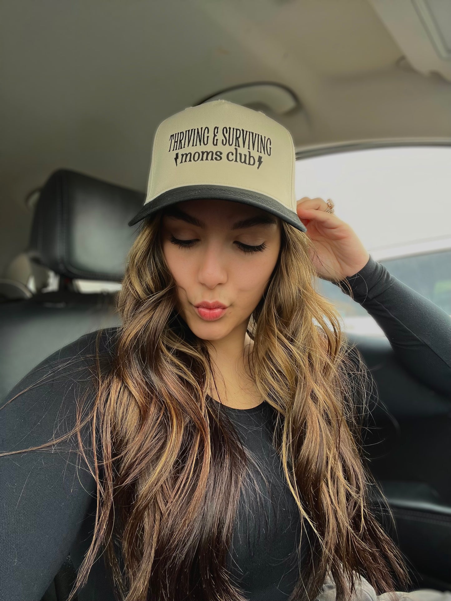 Thriving & Surviving Mama Trucker Hat