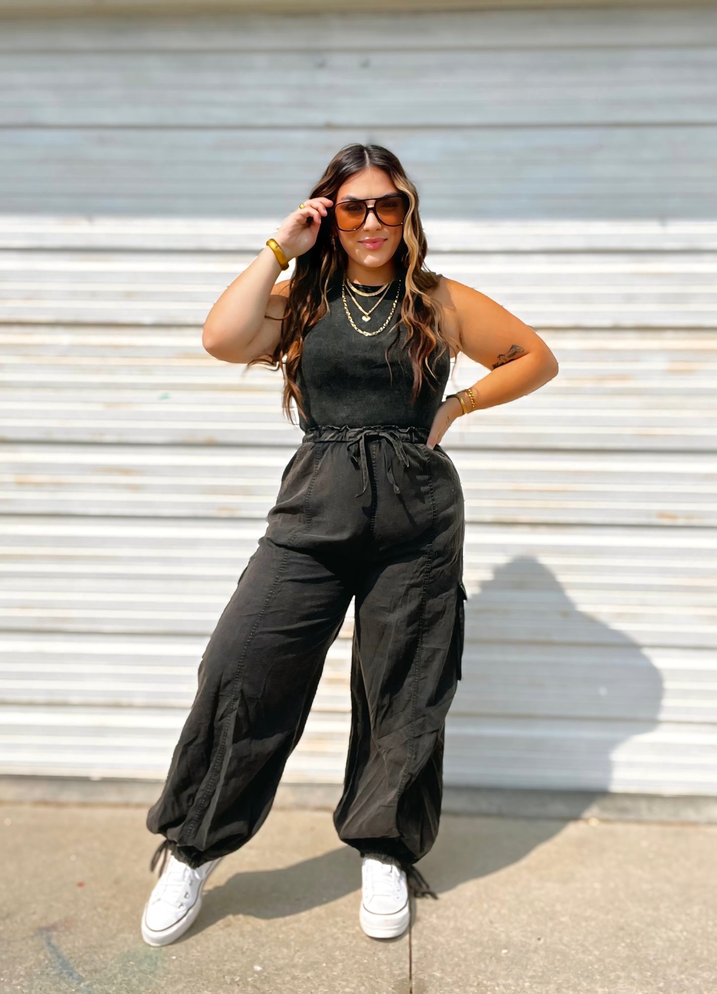 Cooler Than You Cargo Jumpsuit