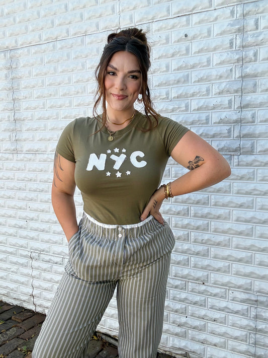 NYC Appliqué Baby Tee