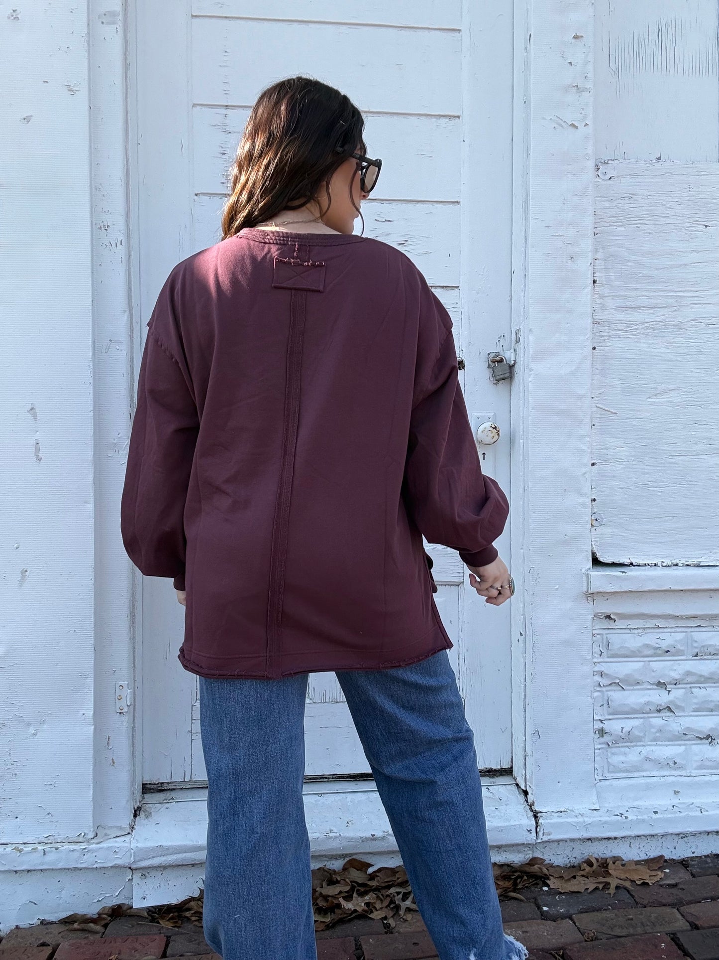 98 Jersey Plum Pullover