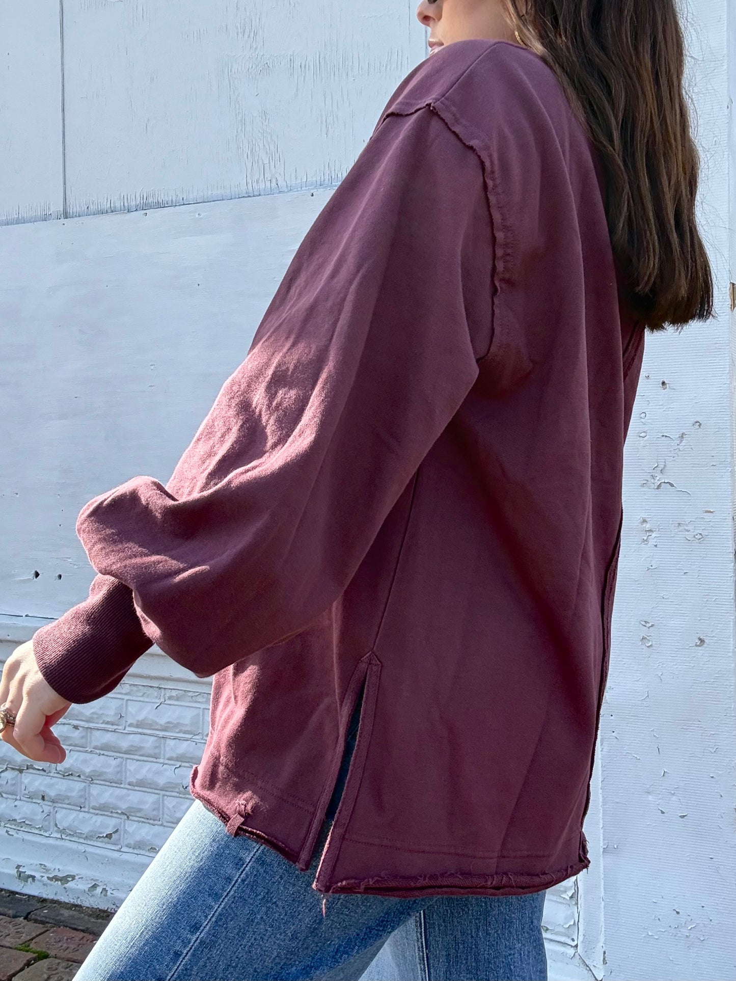 98 Jersey Plum Pullover