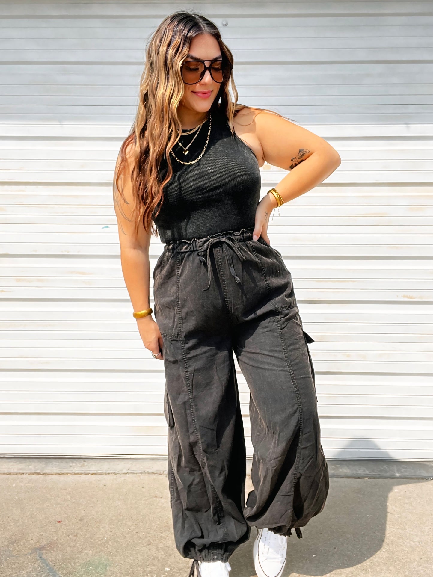 Cooler Than You Cargo Jumpsuit