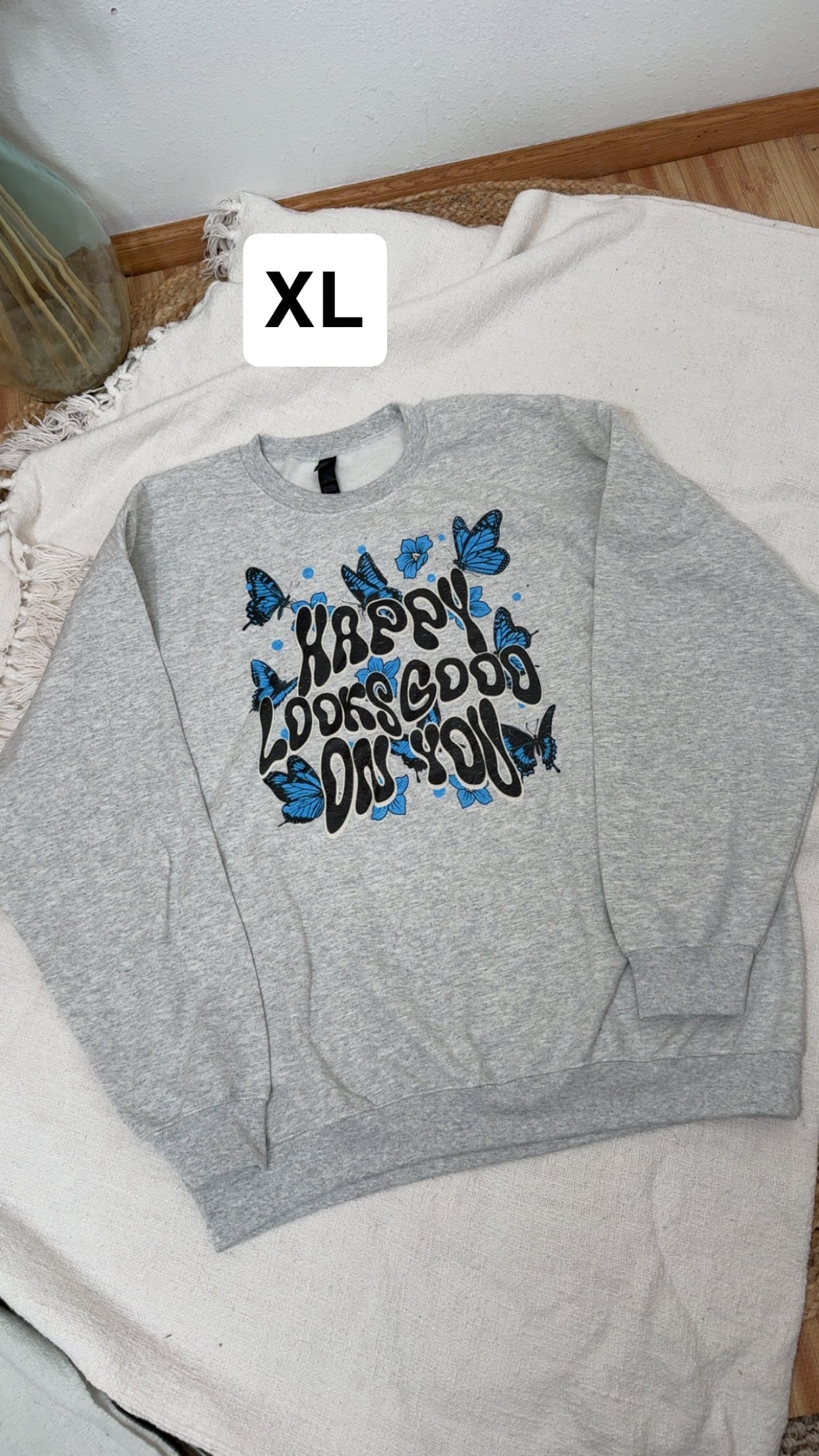 Butterfly Crewneck - XL