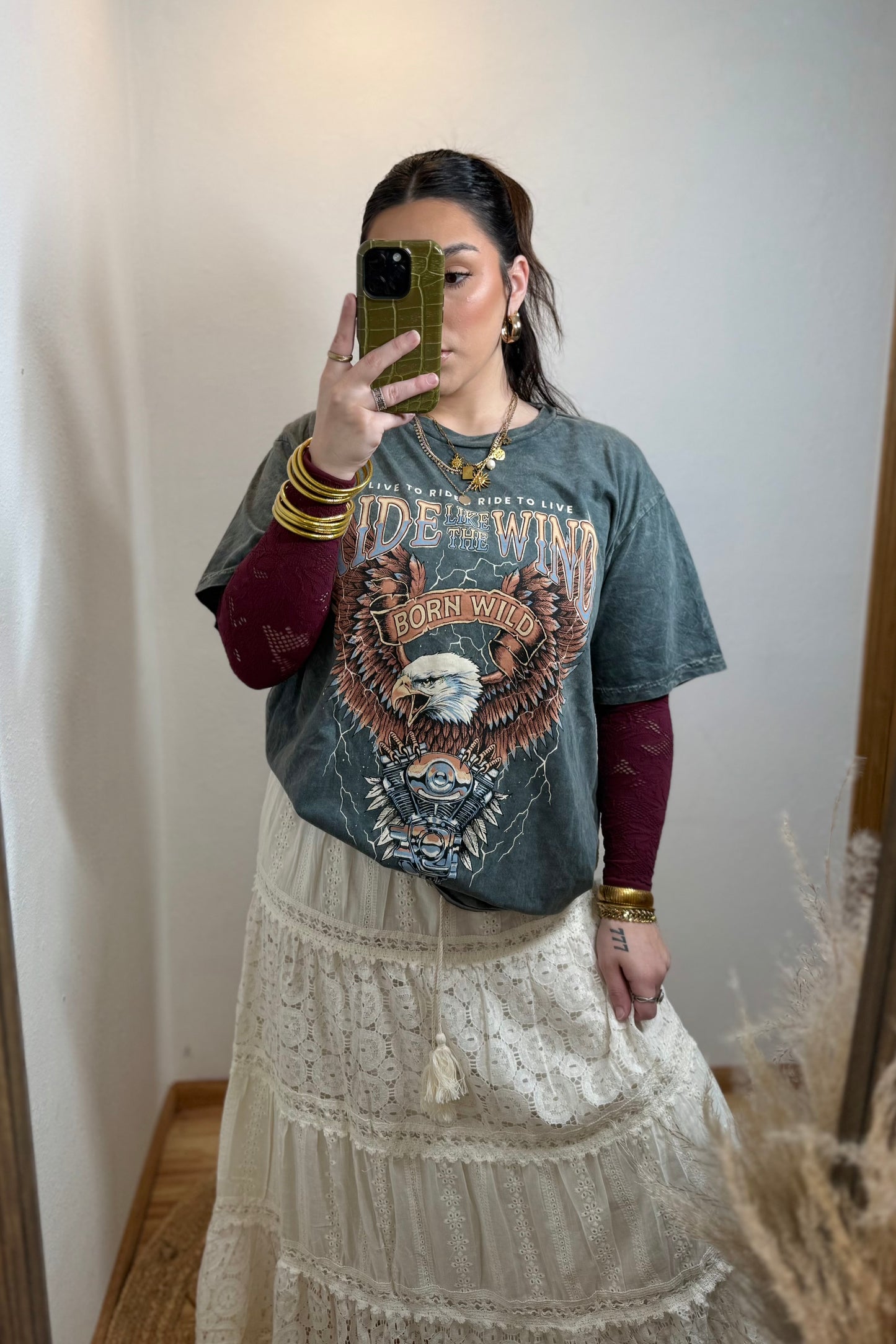 Born Wild Eagle Graphic Tee | S-3X