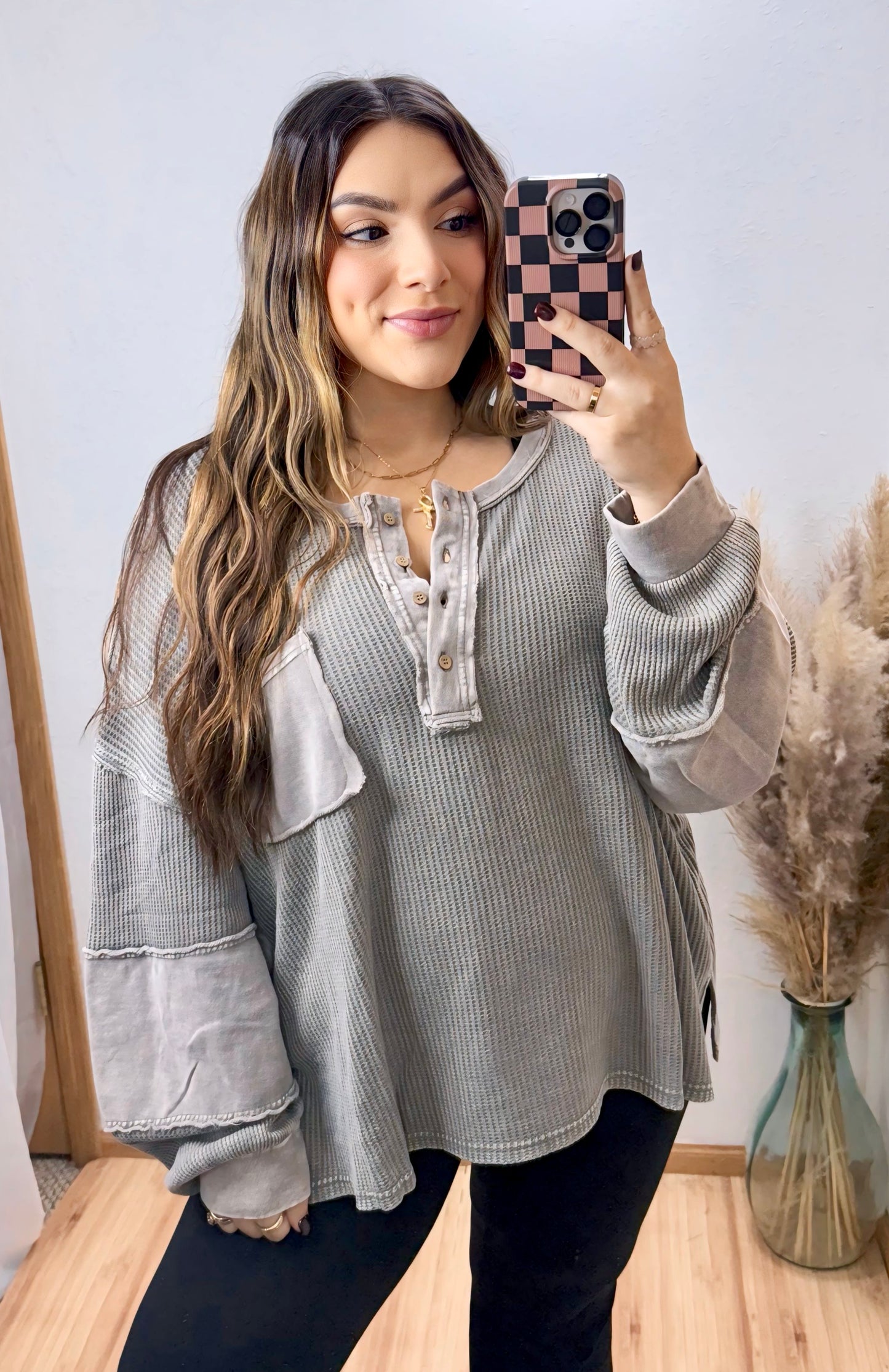 Cuddle Up - Ash Henley Top